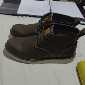 Brown Leather Men's Boots Buffalo By David Bitton Size 9M